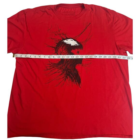 Marvel Carnage Red T-Shirt Graphic Tee Men’s Size 2XL Venom Spider-Man Villain - Picture 9 of 10